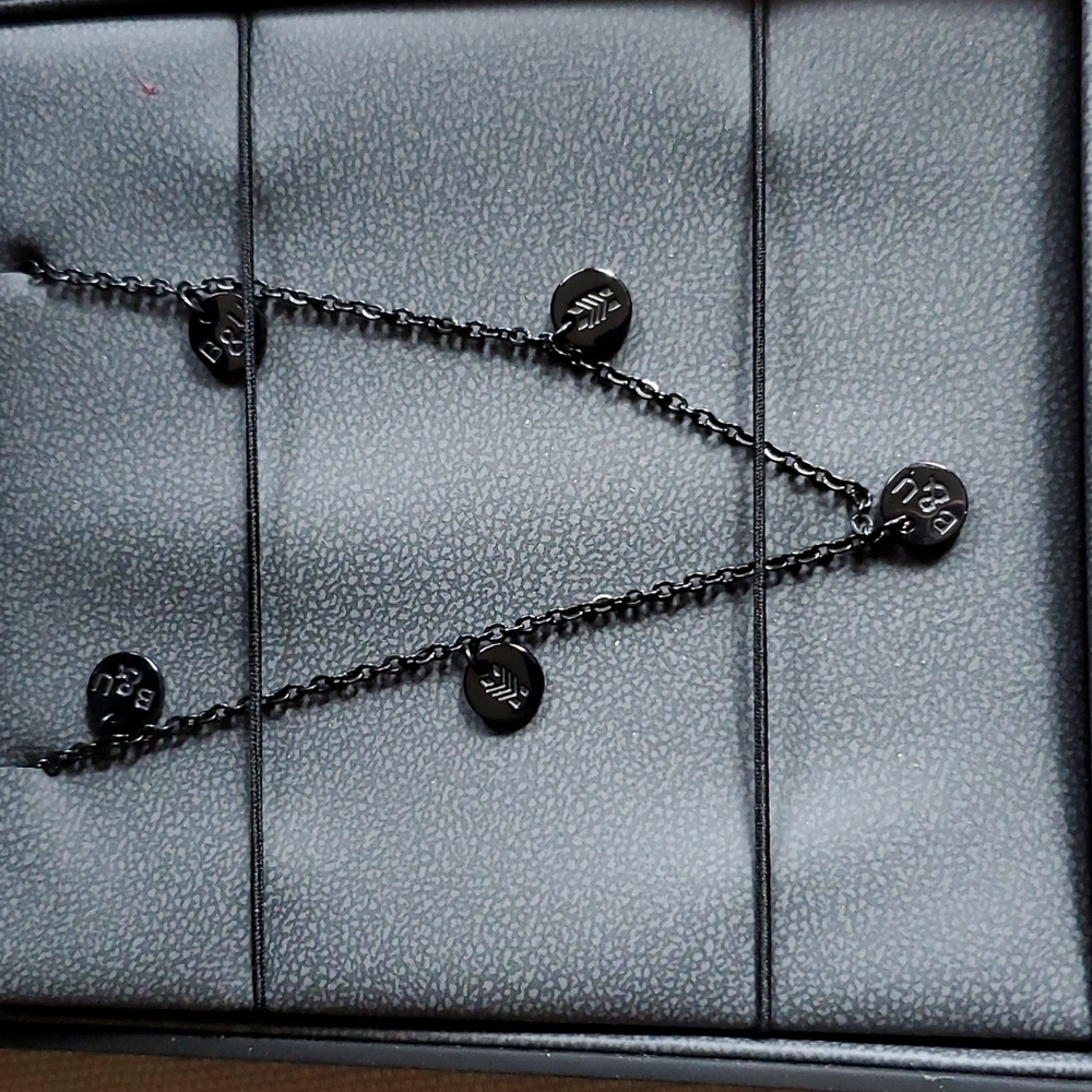 Titanium Black Necklace Brass and Unity